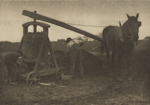 The Clay=Mill. Norfolk; Peter Henry Emerson, British, born Cuba, 1856 - 1936, London, England; 1888; Photogravure; 20 x 28.6 cm