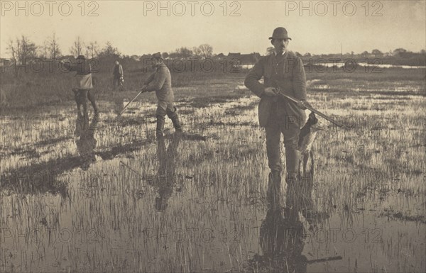 Snipe-Shooting; Peter Henry Emerson, British, born Cuba, 1856 - 1936, London, England; 1886; Platinum print; 18.4 x 28.6 cm