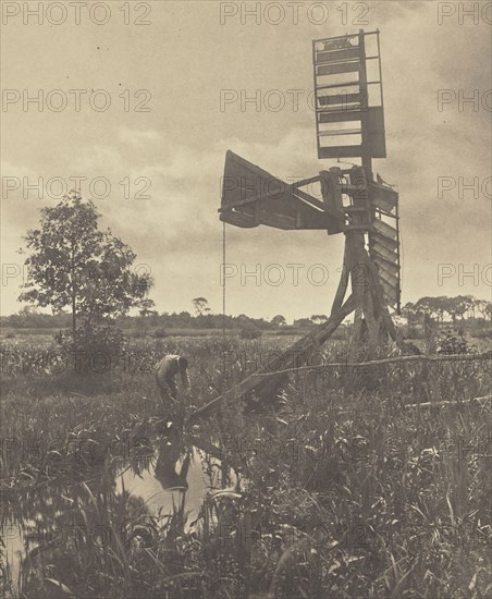 A Ruined Water-Mill; Peter Henry Emerson, British, born Cuba, 1856 - 1936, London, England; 1886; Platinum print; 26.8 x 22.2