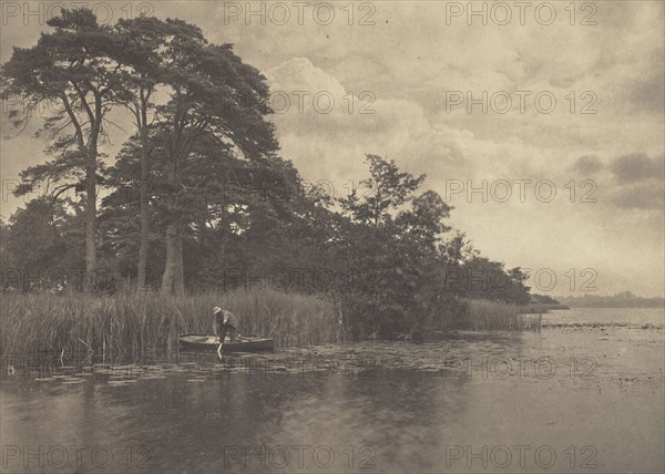 The Haunt of the Pike; Peter Henry Emerson, British, born Cuba, 1856 - 1936, London, England; 1886; Platinum print; 20.5 x 28.7