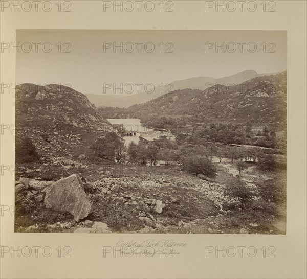 Outlet of Loch Katrine; Thomas Annan, Scottish,1829 - 1887, Glasgow, Scotland; 1877; Albumen silver print