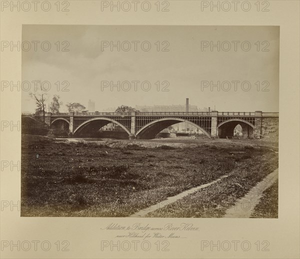 Addition to Bridge across River Kelvin; Thomas Annan, Scottish,1829 - 1887, Glasgow, Scotland; 1877; Albumen silver print