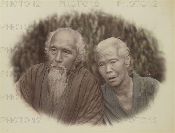 Age; Kusakabe Kimbei, Japanese, 1841 - 1934, active 1880s - about 1912, Japan; 1870s - 1890s; Hand-colored Albumen silver print