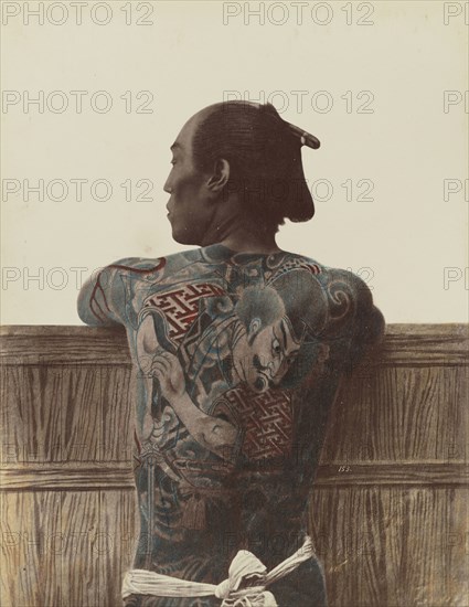 Japanese Tattoo; Kusakabe Kimbei, Japanese, 1841 - 1934, active 1880s - about 1912, or Baron Raimund von Stillfried, Austrian