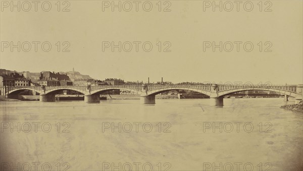 Lyon. Viaduc du Rhône; Édouard Baldus, French, born Germany, 1813 - 1889, France; about 1861; Albumen silver print