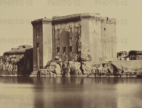 Tarascon. Château; Édouard Baldus, French, born Germany, 1813 - 1889, France; about 1861; Albumen silver print