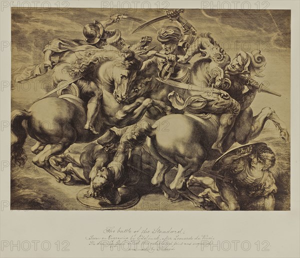 The Battle of the Standard; Attributed to Joseph Hogarth, English, active 1850s - 1860s, about 1857; Albumen silver print