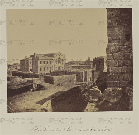 The Protestant Church at Jerusalem; Reverend George Wilson Bridges, English, born Australia, 1788 - 1863, Jerusalem, Israel