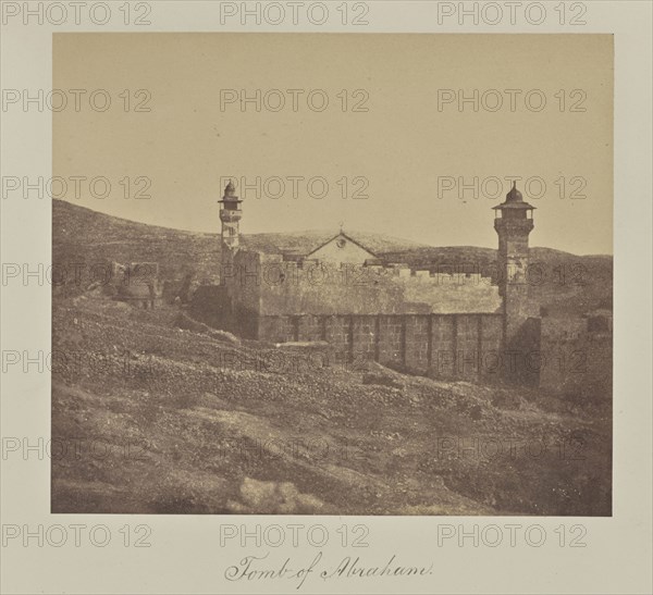 Tomb of Abraham; Reverend George Wilson Bridges, English, born Australia, 1788 - 1863, Jerusalem, Israel, Palestine