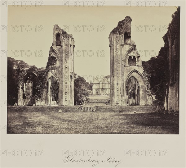Glastonbury Abbey; Glastonbury, Great Britain; about 1865; Albumen silver print