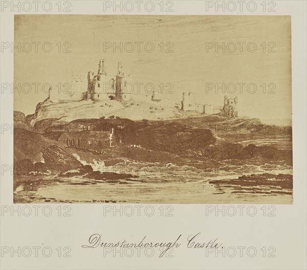 Dunstanborough Castle; Caroline Bertolacci, British, born 1825, active 1860s - 1890, about 1863; Albumen silver print