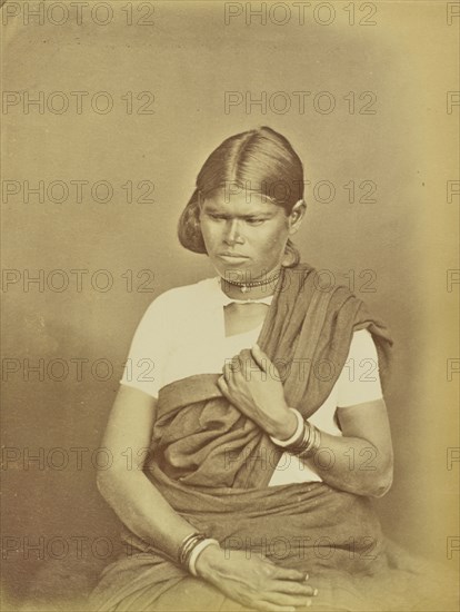 print; Colonel William Willoughby Hooper, British, 1837 - 1912, India; about 1870; Albumen silver print