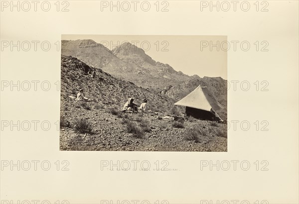 The Summit of Gebel Moosa, Sinai; Francis Frith, English, 1822 - 1898, Sinai; 1858; Albumen silver print
