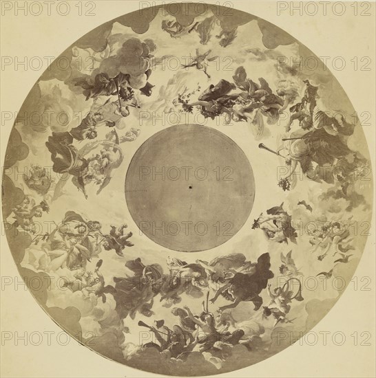 Plafond; Louis-Émile Durandelle, French, 1839 - 1917, Paris, France; about 1875; Albumen silver print