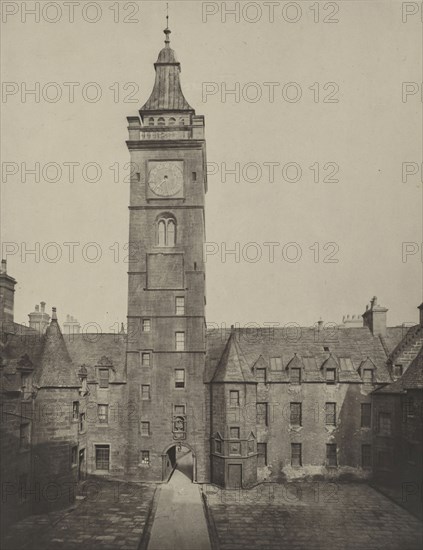 The Inner Court - Natural Philosophy Class-Rooms, &c; Thomas Annan, Scottish,1829 - 1887, Glasgow, Scotland; 1871; Carbon print