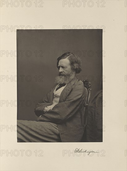 Edmund L. Lushington, M.A., Professor of Greek; Thomas Annan, Scottish,1829 - 1887, Glasgow, Scotland; 1871; Carbon print