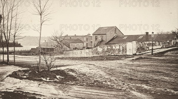 Repulsive scenery surrounding the visitior approaching Goat Island Bridge for first view of the Rapids; George Barker American