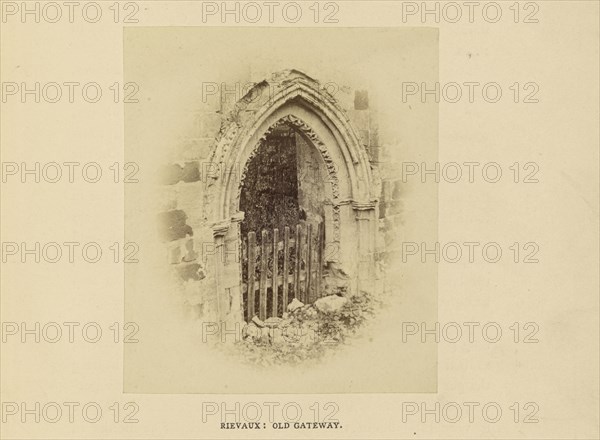 Rievaux Abbey; Old Gateway; W.R. Sedgfield, English, 1826 - 1902, Rievaulx, North Yorkshire, England; 1862; Albumen silver