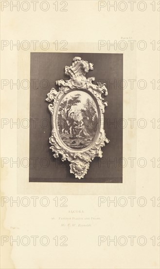 Decorative plaque; William Chaffers, British, active 1870s, London, England; 1872; Woodburytype; 11.5 × 8.4 cm