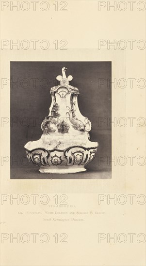 Fountain; William Chaffers, British, active 1870s, London, England; 1871; Woodburytype; 10.5 × 9.1 cm, 4 1,8 × 3 9,16 in
