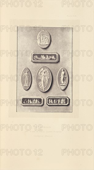 Seven small plaques; William Chaffers, English, 1811 - 1892, London, England, Europe; 1871; Woodburytype; 11.7 x 7.7 cm