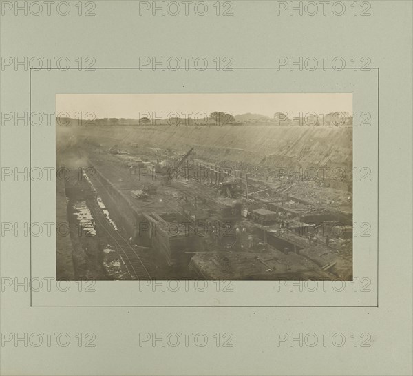 Site of Eastham Locks and Entrance; G. Herbert & Horace C. Bayley; Manchester, England; negative May 1889; print 1894; Gelatin