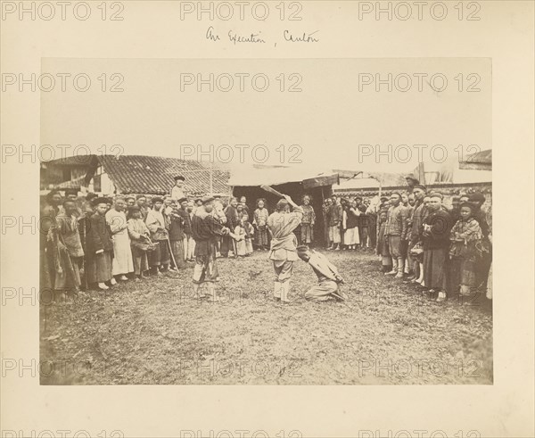 An Execution, Canton; William Saunders, English, 1832 - 1892, Canton, Canton, China; 1860 - 1879; Albumen silver print