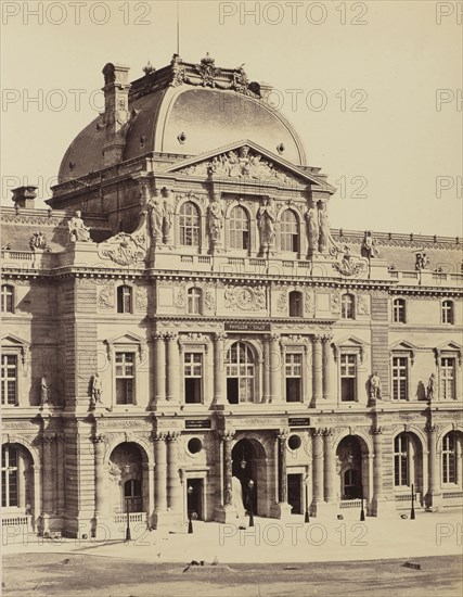 Pavillon Sully, No. 5, Édouard Baldus, French, born Germany, 1813 - 1889, Paris, France; 1860s; Albumen silver print