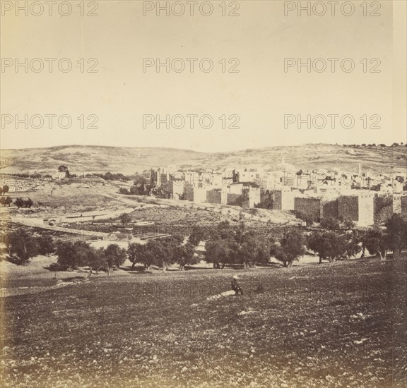 Panoramic View of the City: General View of the City &c. from the North; Sgt. James M. McDonald, English, 1822 - 1885, Israel