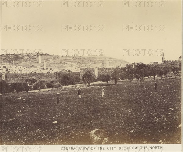 Panoramic View of the City: General View of the City &c. from the North; Sgt. James M. McDonald, English, 1822 - 1885, Israel