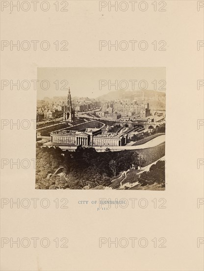 City of Edinburgh; Thomas Annan, Scottish,1829 - 1887, London, England; 1866; Albumen silver print