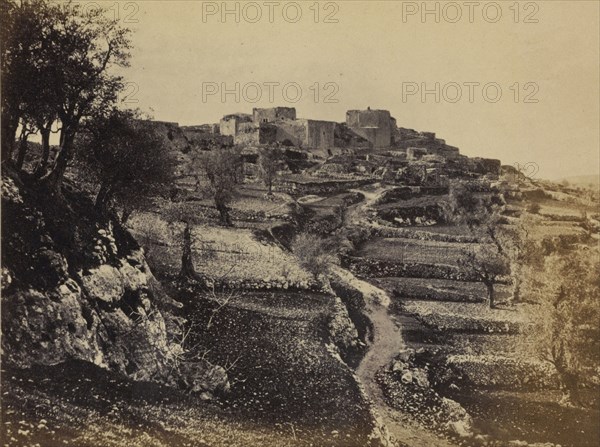 Gibeon: El Jib; Francis Bedford, English, 1815,1816 - 1894, London, England; March 3, 1862; Albumen silver print