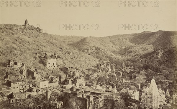 Old City of Umbire near Jeypore; Samuel Bourne, English, 1834 - 1912, Jeypore, India; about 1869; Albumen silver print