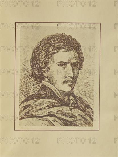 Portrait of Luis Tristan; Nikolaas Henneman, British, 1813 - 1893, London, England; 1847; Salted paper print; 9.4 × 7.1 cm