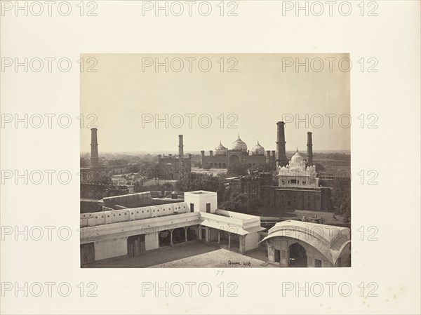 Lahore; View from Palace in the Fort; Samuel Bourne, English, 1834 - 1912, Lahore, Pakistan; about 1863 - 1864; Albumen silver