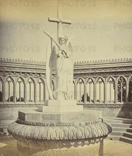 Cawnpore; The Memorial Well, from the Inside; Samuel Bourne, English, 1834 - 1912, Cawnpore, India, Asia; 1865 - 1866; Albumen