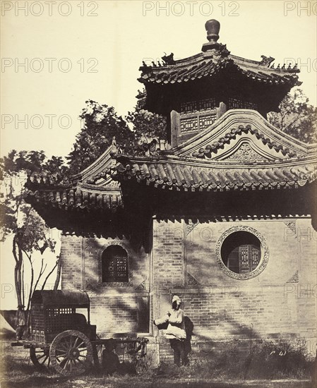 Mosque, near Peking, Beijing, China, Occupied by the Commander in Chief and Lord Elgin; Felice Beato, 1832 - 1909, Henry