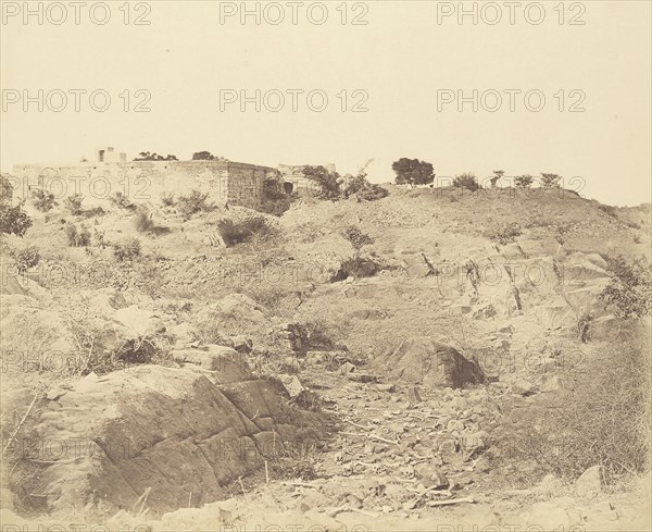 Sammy House, Showing the Bodies of Sepoys Killed in Action; Felice Beato, 1832 - 1909, Delhi, India; 1858