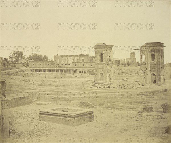 Hospital in the Residency; Felice Beato, 1832 - 1909, Lucknow, Uttar Pradesh, India; 1858; Albumen silver