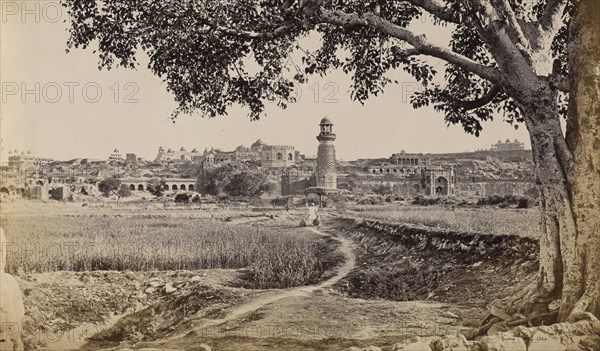 Futtehpore Sikri, 2, Samuel Bourne, English, 1834 - 1912, Fatehpur Sikri, India; 1866; Albumen silver print