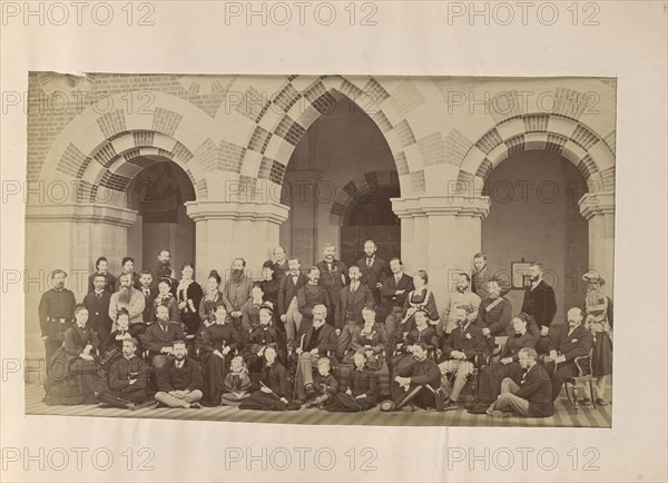 Government N.W.P., Allahabad, 1875; Allahabad, India; 1875; Albumen silver print