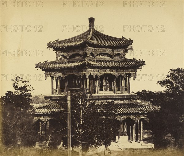 The Great Imperial Palace, Yuan Ming Yuan, Before the Burning, Pekin, October 18, 1860; Felice Beato, 1832