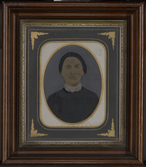 Portrait of Frances Meredith Elbon; United States; 1860s - 1880s; Hand-colored tintype; 20.2 × 15 cm, 7 15,16 × 5 7,8 in