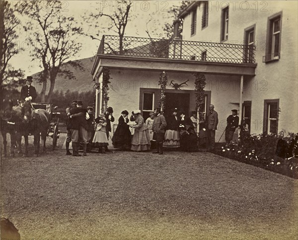 Departure of the Wenlocks from Applecross; Ronald Ruthven Leslie-Melville, Scottish,1835 - 1906, Scotland; 1860s; Albumen