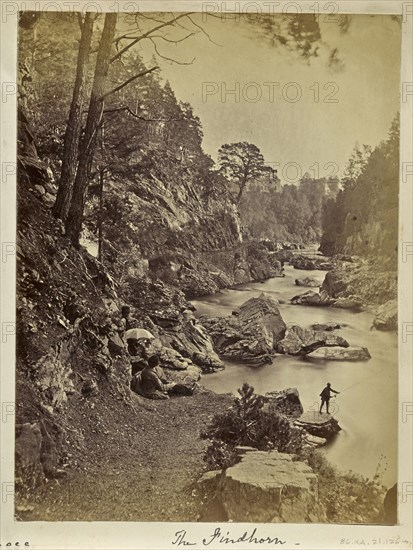 The Findhorn. Glenferness; Ronald Ruthven Leslie-Melville, Scottish,1835 - 1906, Scotland; 1860s; Albumen silver print