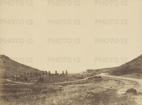 Ruins of Aqueduct; John Beasly Greene, American, born France, 1832 - 1856, negative: Egypt; 1856; Salted paper print