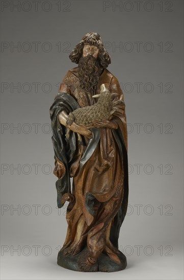 St. John the Baptist; Master of the Harburger Altar, German, active about 1500 - 1515, Germany; about 1515; Partially