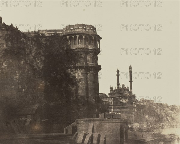 Bénarès, Bords du Ganges; Baron Alexis de La Grange, French, 1825 - 1917, France; negative 1849 - 1851; print 1851; Albumen