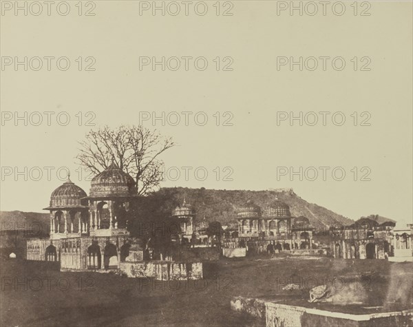 Oudjin, Cimetière Musulman; Baron Alexis de La Grange, French, 1825 - 1917, France; negative 1849 - 1851; print 1851; Albumen