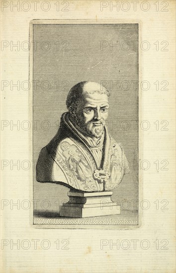 Portrait bust of Pope Paul V, Villa Borghese fvori di Porta Pinciana, Bernini, Gian Lorenzo, 1598-1680, Montelatici, Domenico